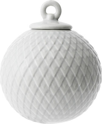 Lyngby Porcelæn Rhombe Bauble Grå
