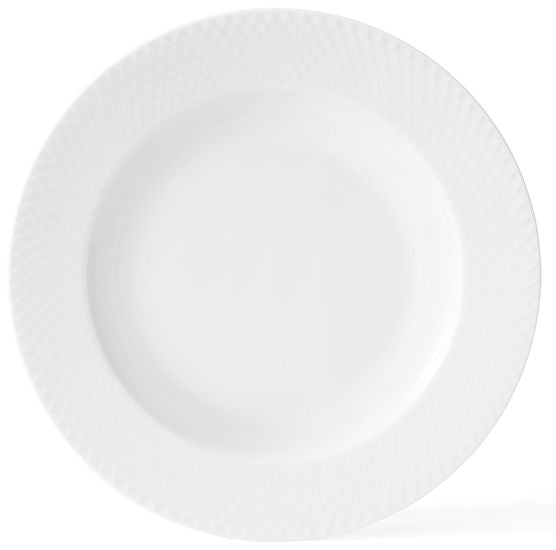 Lyngby Porcelæn Rhombe Suppe Tallerken Ø23 cm