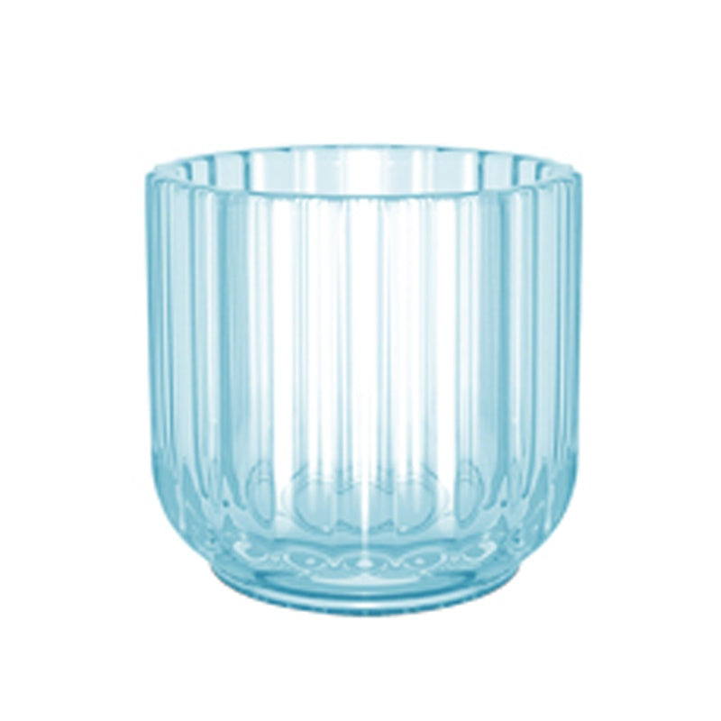 Lyngby fyrfadsstage 6,5 cm lyseblå