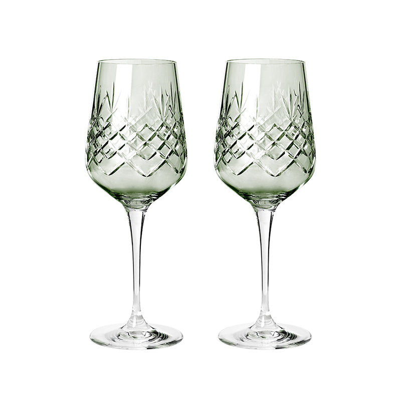 Frederik Bagger Crispy Monsieur emerald vinglas 2 stk. - 45 cl