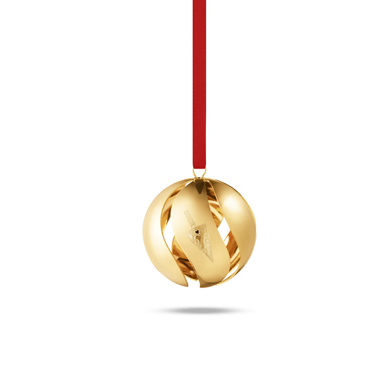 Georg Jensen Julekugle Guldbelagt 2022