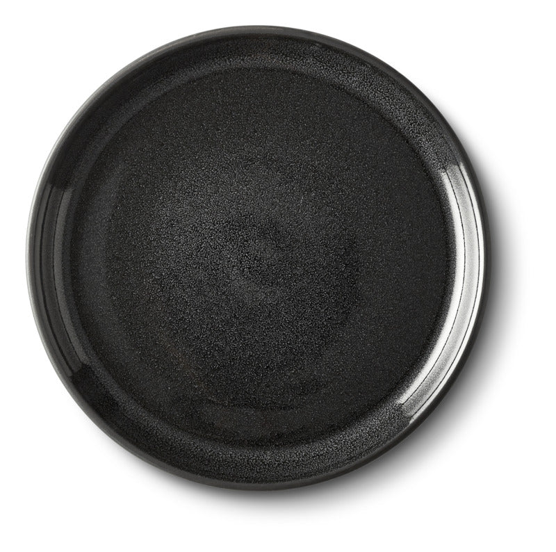 Bitz Galaxy Gastro flad tallerken - Sort - 17 cm