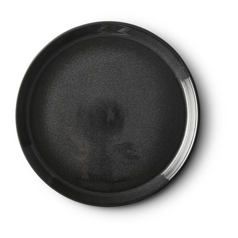 Bitz Galaxy Gastro flad tallerken - Sort - 27 cm