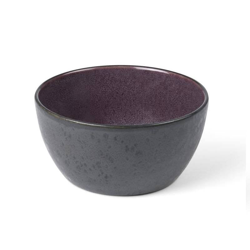 Bitz skål - sort/lilla - 14 cm