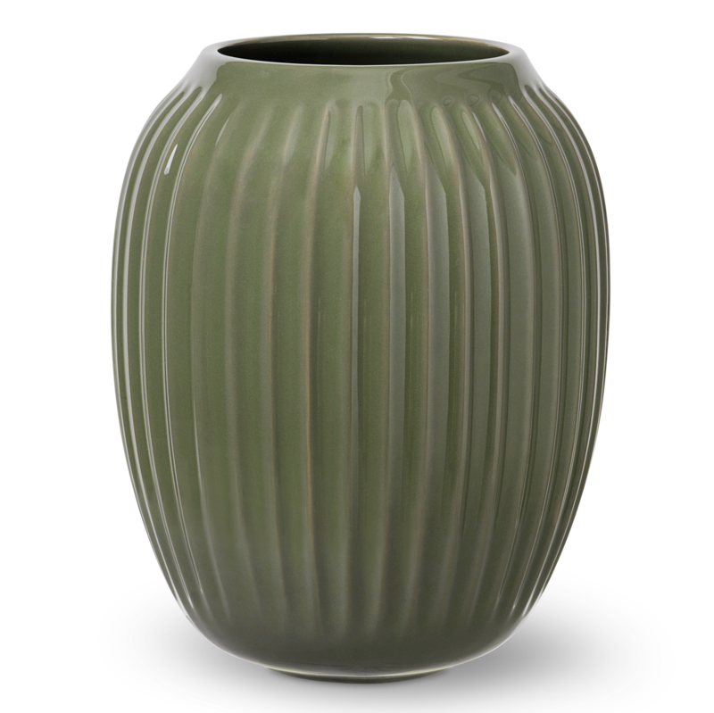 Kähler Hammershøi vase 21cm mørk grøn