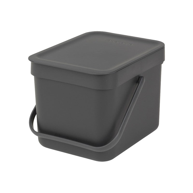 Brabantia sortering affaldsspand - grå - 6 liter