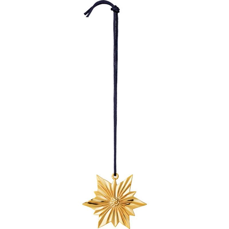 Karen Blixen Jul, Nordstjerne H6,5cm Forgyldt