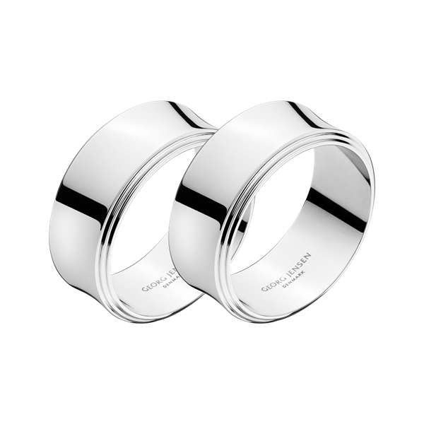 Georg Jensen Servietringe Pyramide - 2 stk