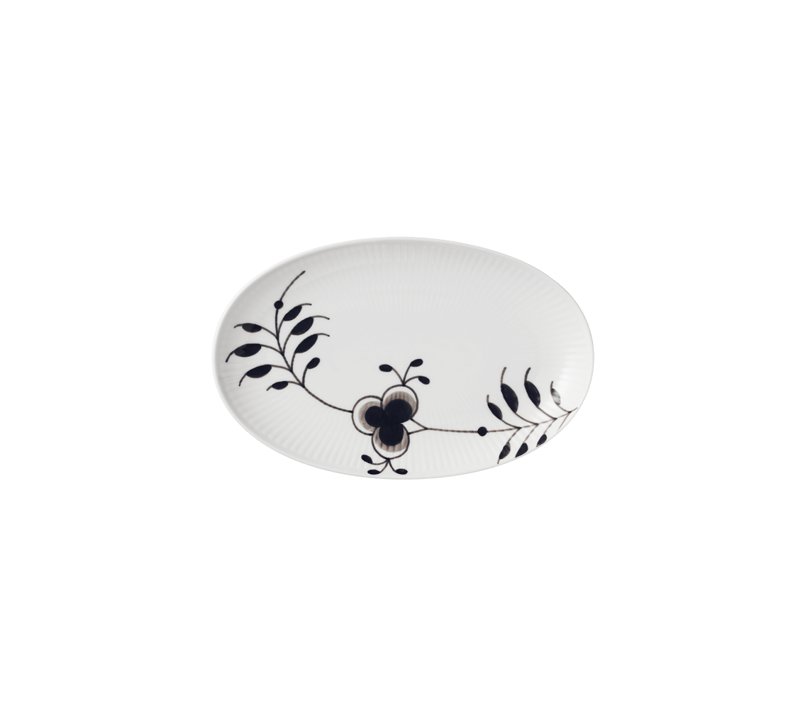 Royal Copenhagen Sort Mega Asiette Oval 23 cm