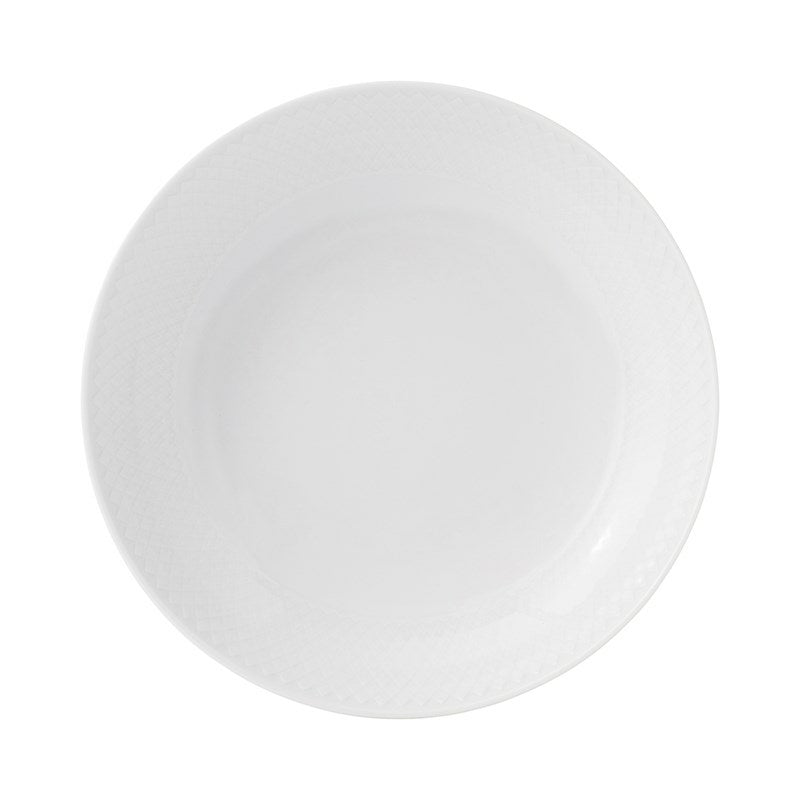Lyngby Porcelæn Rhombe Coupe Tallerken Ø20 cm