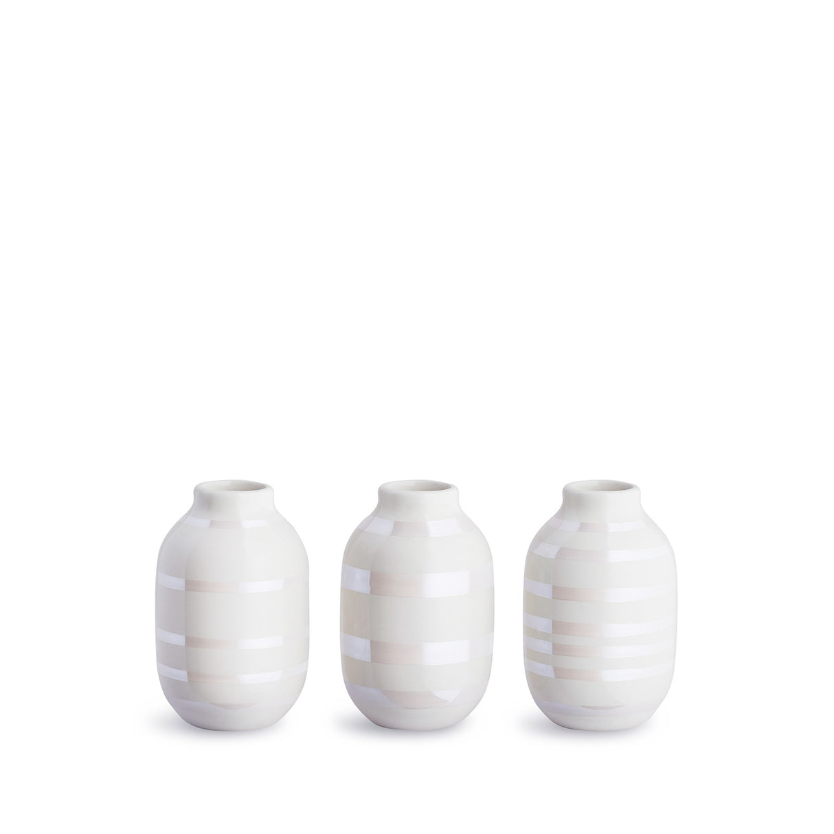 Kähler Omaggio Vase Miniature 3-pak Perlemor