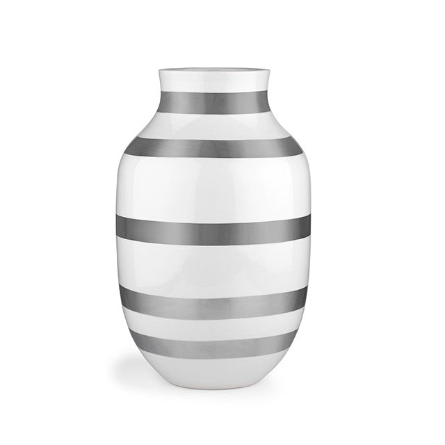 Kähler Omaggio Vase Sølv Stor