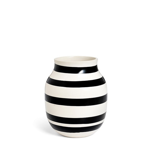 Kähler Omaggio Vase Sort Mellem