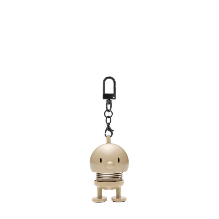 Hoptimist taske-charm latte