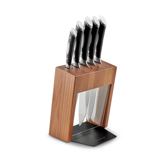 Scanpan Kalø knivblok ask 6 dele