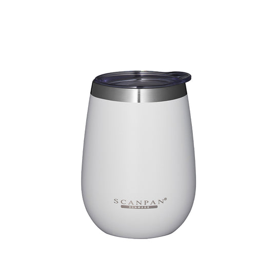 Scanpan TO-GO termotumbler/termokop med låg White 300 ml