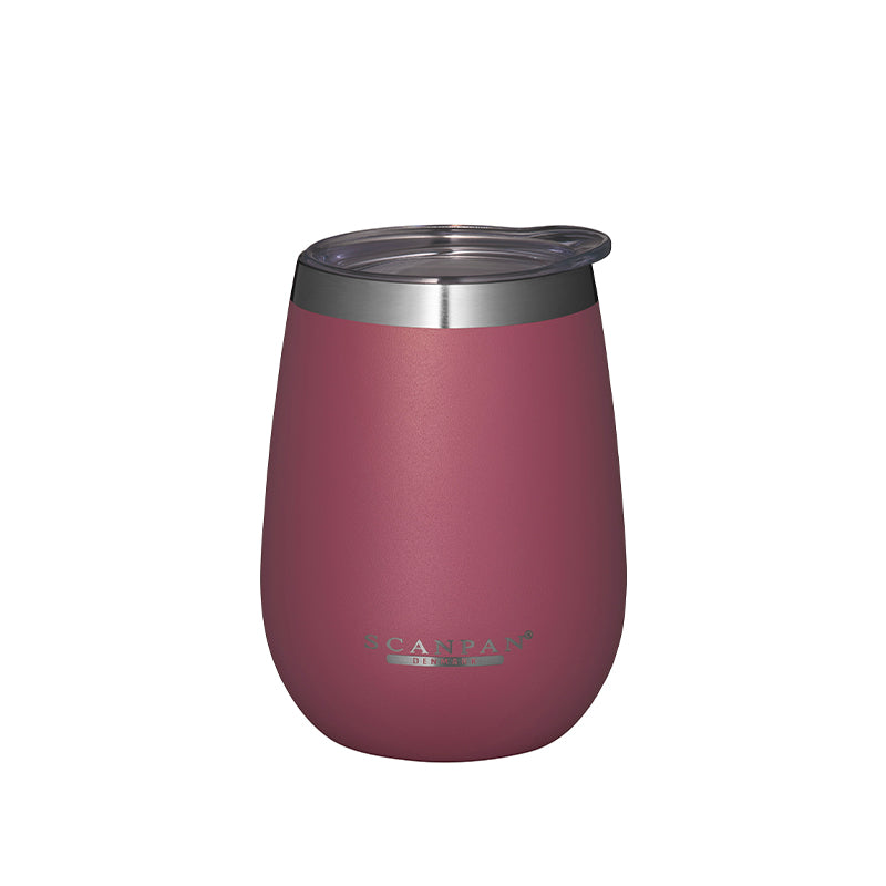 Scanpan TO-GO termotumbler/termokop med låg - Persian Red 300 ml
