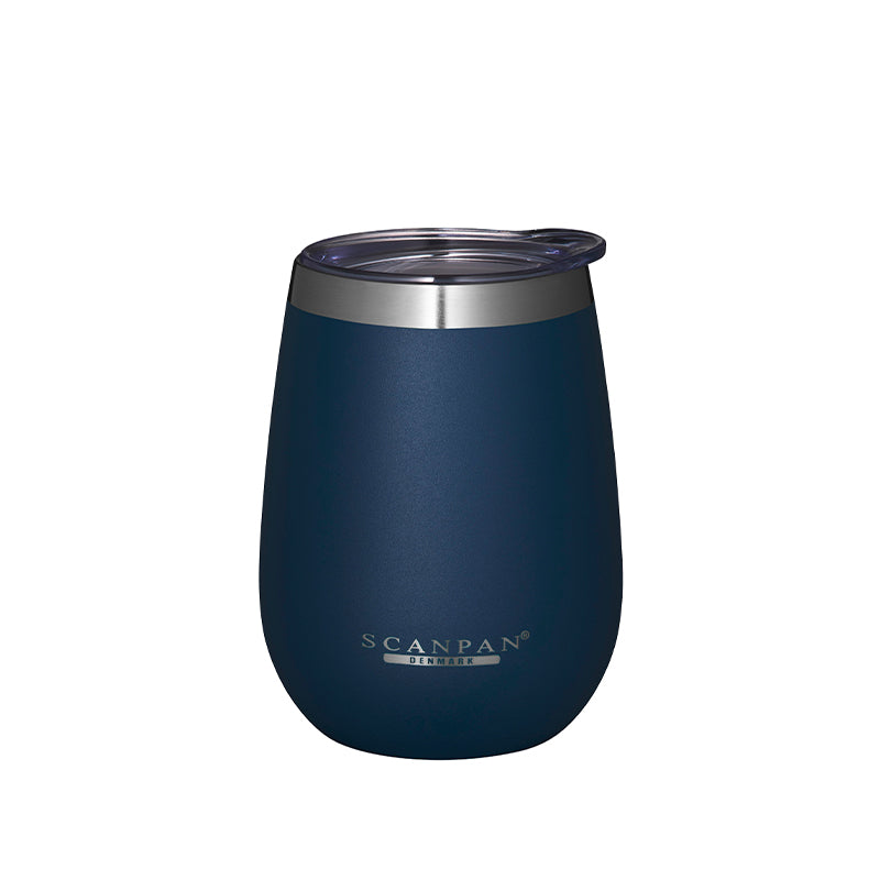 Scanpan TO-GO termotumbler/termokop med låg Oxford Blue 300 ml