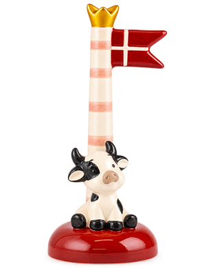 Flag med ko 14 cm