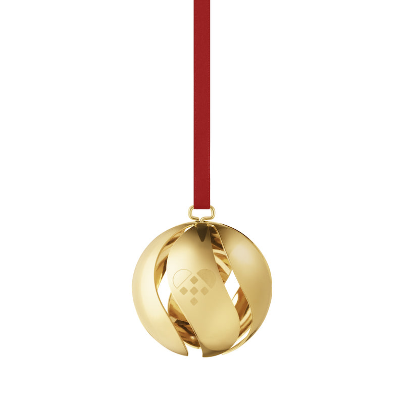 Georg Jensen 2025 Julekugle Forgyldt