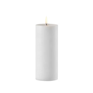 Uyuni Pillar Maxi Udendørs LED-Bloklys H30 x Ø12 cm