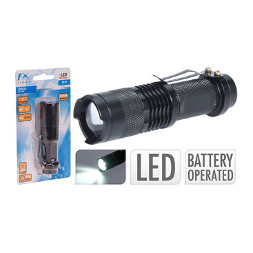 LED Lygte i aluminium