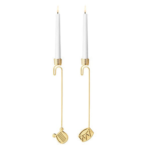 Georg Jensen Jul 2026 Lysholdersæt Harpe & Tromme