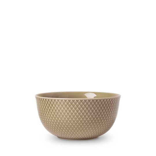 Lyngby Porcelæn Rhombe Earth Serveringskål Ø17,5 cm