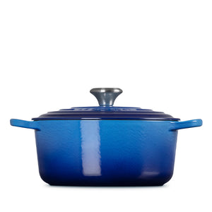 Le Creuset Signature rund gryde azure Ø24 cm 4,2 liter