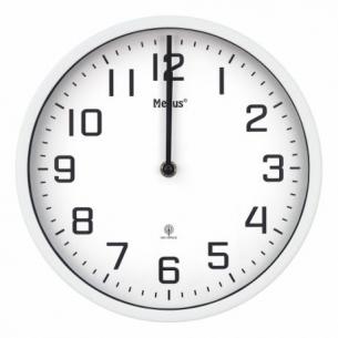 Mebus Vægur Radiostyret Ø25, hvid