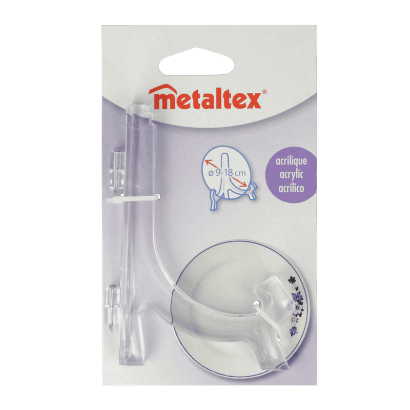 Tallerkenholder ø9-18 cm. h11,5 cm.