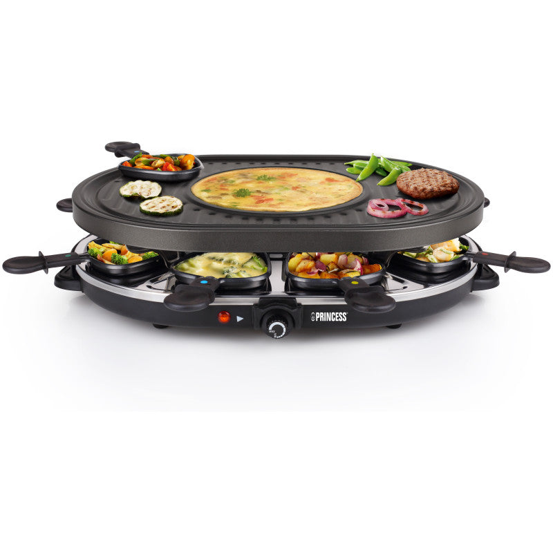 Raclette grill til 8 personer