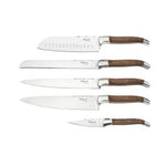 Laguiole By Hâws Chef knivsæt 5 dele, Oliventræ