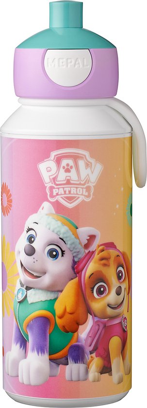 Drikkeflaske Pop-up Paw Patrol Girls