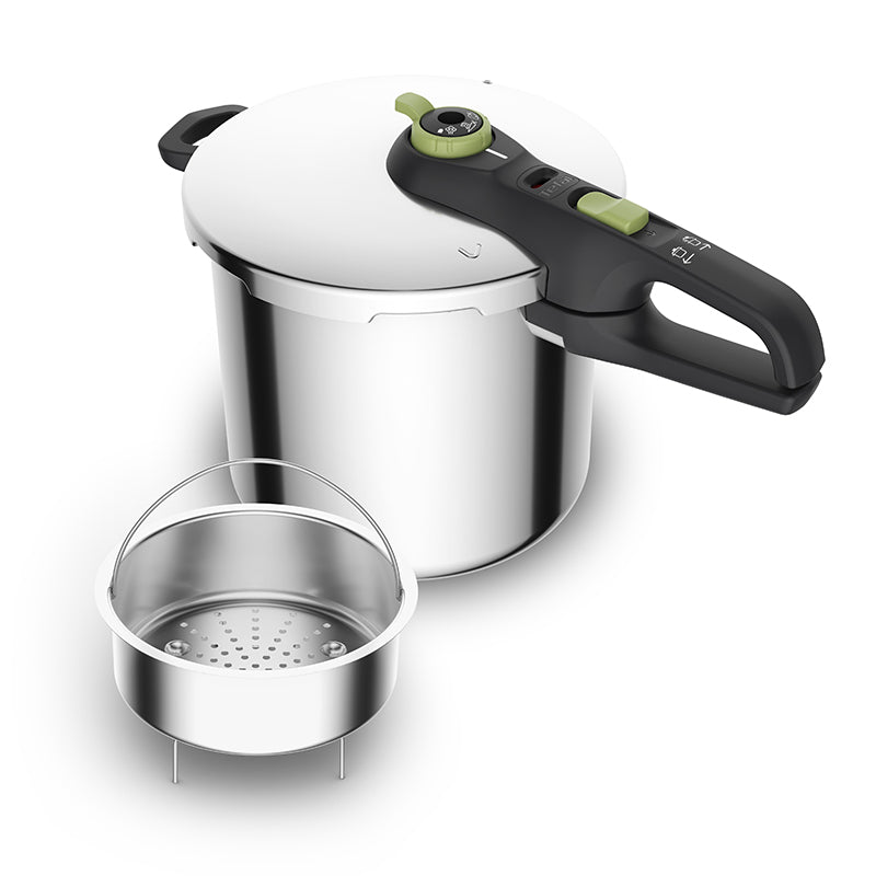 Tefal Secure Trendy trykkoger stål 8 liter