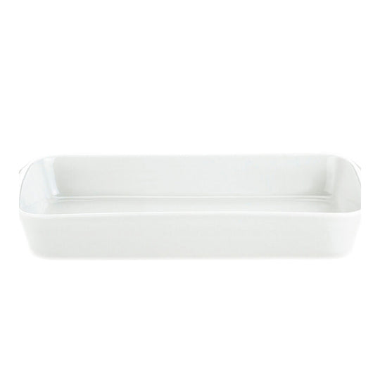 Pillivuyt stegefad nr. 2 - 29,5x18 cm 2. sortering hvid