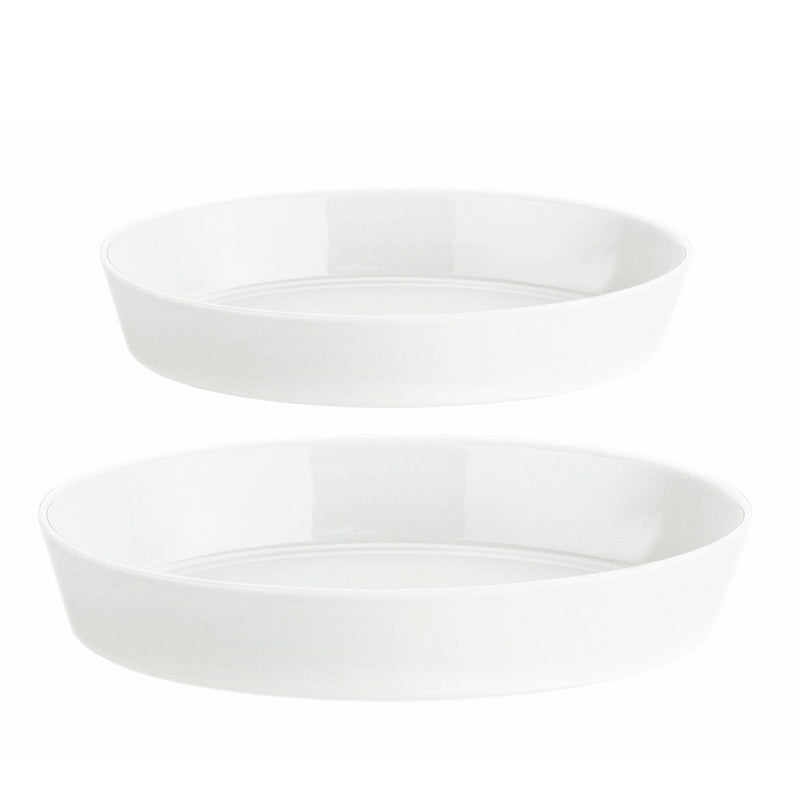 Pillivuyt fadsæt hvid 26 og 31 cm 2 stk.