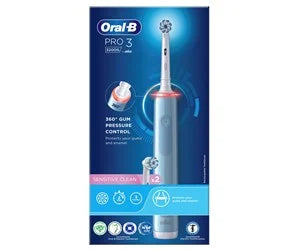 Oral-B Eltandbørste Pro 3200S, Lyseblå