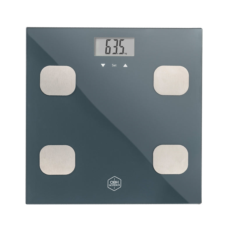 OBH Nordica Fitness Tracker BMI badevægt sort 150 kg