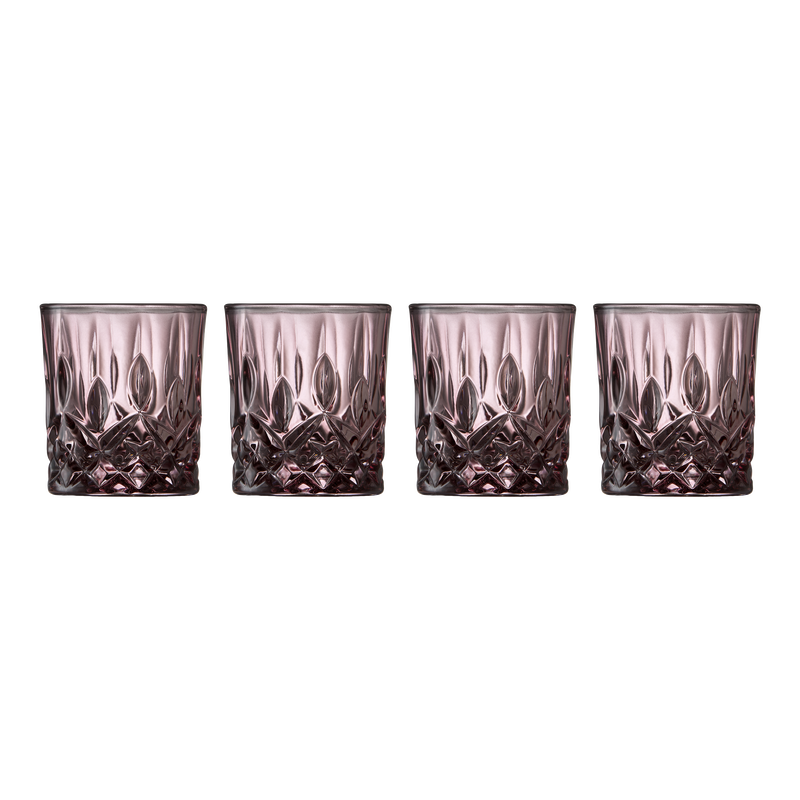 Lyngby Glas Sorrento Shotsglas 4 stk, pink