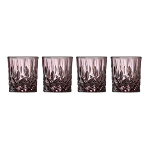 Lyngby Glas Sorrento Shotsglas 4 stk, pink