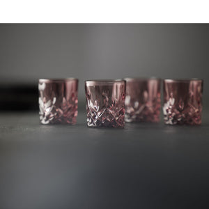 Lyngby Glas Sorrento Shotsglas 4 stk, pink