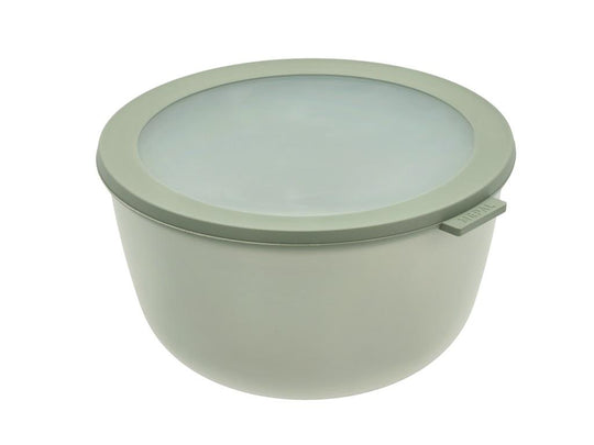 Mepal Cirqula Skål M. Låg 3000 ml, Nordic Sage