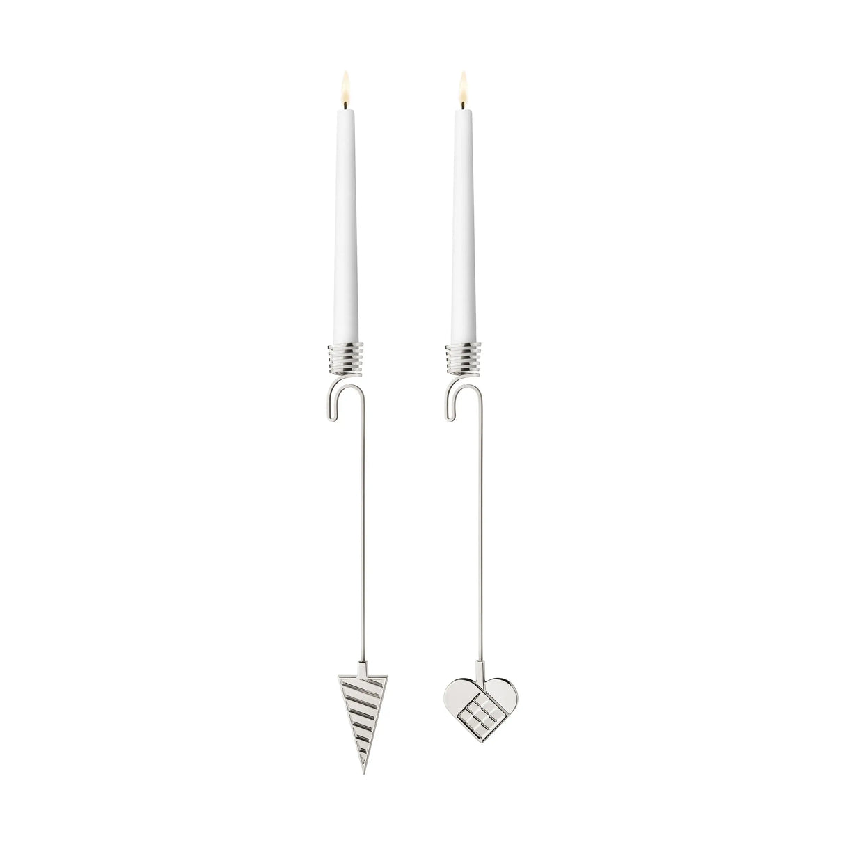 Georg Jensen 2025 Lysholder Julehjerte Og Kræmmerhus