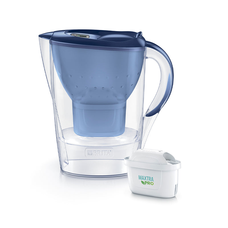 BRITA Marella Cool vandfilterkande 2,4 liter blå + 2 x MAXTRA PRO-filtre