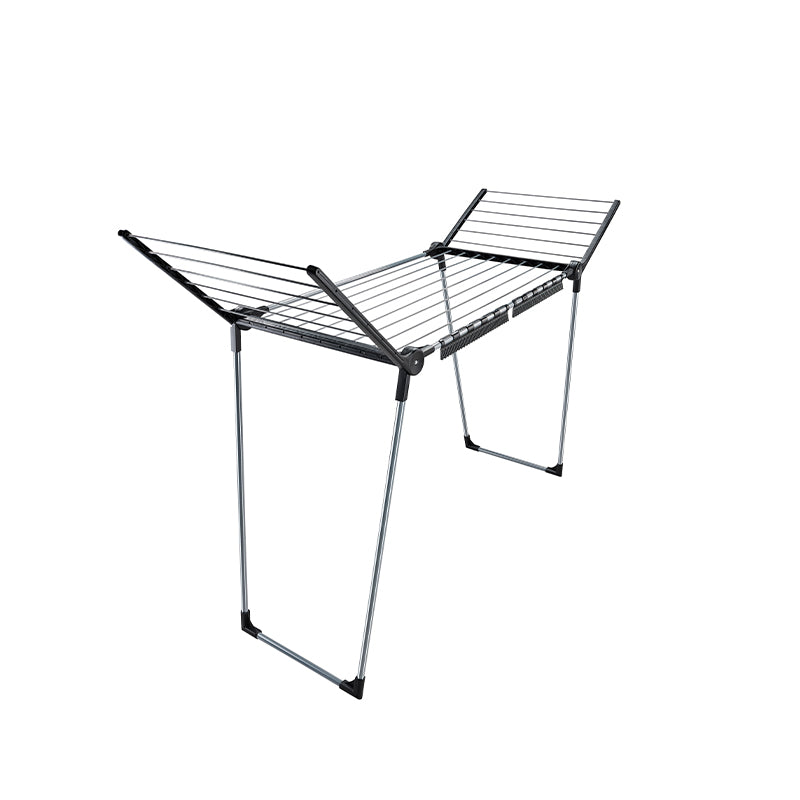 Leifheit Pegasus tørrestativ sort 157x55x87 cm