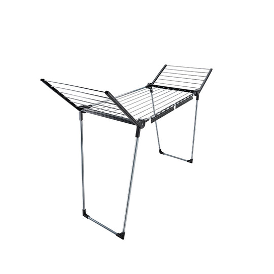 Leifheit Pegasus tørrestativ sort 157x55x87 cm