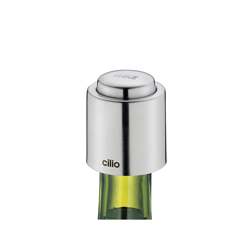 Cilio vinstopper stål  4,5 cm