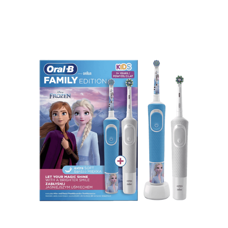 Oral-B Vitality DUO Frozen elektrisk tandbørstesæt