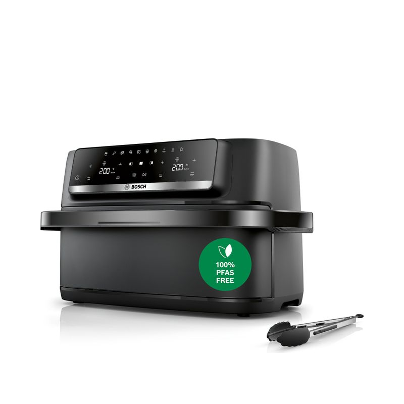 Bosch MAFD490B7 Serie 4 airfryer med dobbelt skuffe 10 liter